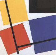 Theo van Doesburg Simultaneous Counter-Composition (mk09) painting
